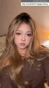 OLALILA SOFTLENS COCKTAIL FRAPPE GREY 14.5MM BIG LENS BY PINKIN