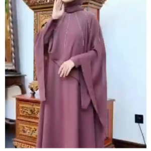 Anisa Dress: Gamis Set Outer Kondangan & Abaya Turki Elegan