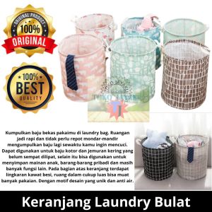 TJ Keranjang Laundry Bag Tempat Peletak Baju Kotor Tempat Meletakan Baju Kotor Laundry Bag Keranjang Tempat baju Kotor Tas Baju Laundry