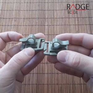 Rotatable MOLLE Drinking Tube Clip – Hydration Bladder Hose Holder for Camelbak & Water Packs