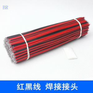 สายไฟ LED สีแดงและสีดำ 12V ไฟสีเดียว สายไฟ LED แบบต่อ 5050 10 ซม. 15 ซม. ช่องเชื่อมต่อสายไฟสีแดงและสีดำ