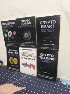 Bundling 5 buku akademi crypto PLUS 1 buku technical Analysis for Mega profit