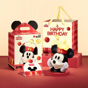 Vintage Disney Mickey Mouse Decorative Lamp Creative Table Lamp Bedroom Night Light Christmas Birthday Gift for Women