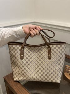 กระเป๋าถือทรงถุง Tote Bag สำหรับผู้หญิง ความจุขนาดใหญ่ กระเป๋าสะพายไหล่ข้างเดียว กระเป๋าถือแบบยูนิเซ็กซ์ กระเป๋าถือ PU ทรงเรขาคณิต