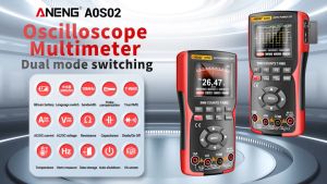 ANENG AOS02 มัลติมิเตอร์ดิจิตอล 48MS/s Oscilloscope แบบมืออาชีพ คุณสมบัติของมือ ระดับมืออาชีพ ระบบสุ่มตัว AC/DC เทียบถึงถุงฟฟิ