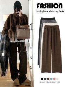 LANMENGYA | High Waist Warmed Trouser