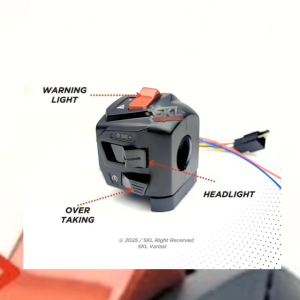 Switch Holder Saklar Pulsar Universal Yamaha Nmax X Ride Beat Street Vixion Cb150r XSR 155 LED set kiri kanan