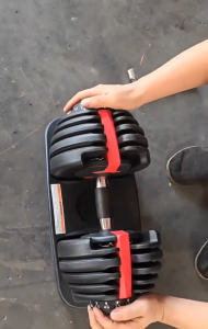 Adjustable Dumbell Barbell Alat Fitness Set 2.5 KG - 24 KG 15 level Adjustable Barbel Fitness