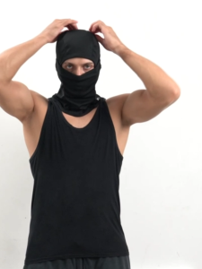Solid Color Balaclava Motorcycle Full Face Mask Breathable Mesh Fabric Balaclava Sun Protection for Cycling