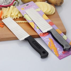 Dao cắt lát sóng củ quả dao cắt tạo hình lượn sóng trang trí đẹp mắt cho thực phẩm - SHOPER