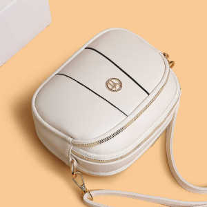 กระเป๋าสะพายข้างหนังแท้สำหรับผู้หญิง กระเป๋าใส่โทรศัพท์มือถือหลายชั้น กระเป๋าสะพายข้างสำหรับคุณแม่ปี 2024 กระเป๋าสะพายข้างแบบลำลอง