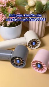 Kipas Angin Genggam Berkecepatan Tinggi Turbo Portabel Portable Turbo High-speed Handheld Fan 13000 rpm Angin Super Kuat Tipe-C Pengisian Cepat Pengering Rambut Udara Dingin Mini Artefak Pendingin