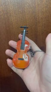 [HCM] Bật Lửa Gas Móc Khóa Hình Cây Đàn Violin (Kim Loại)