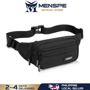 MENSPE Men Chest Bag Waist Bag Fashion Fitness Bag Oxford Cloth Crossbody Bag Sports Bag Waterproof Wear Resistance Durable Bag Large Capacity Street Bag Casual Bag Travel Bag Phone Pouch