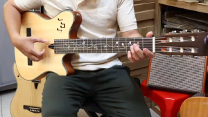 Đàn Guitar Thùng Mỏng Classic Guitar Acoustic Mỏng Gỗ Hồng Đào Nhập Khẩu I Hàng Cao Cấp Dùng Biểu Diễn Guitar Thùng