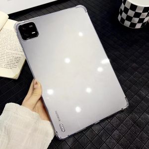 HEXDRAGON Shockproof Transparent Soft Silicone Back Covers Case for Xiaomi Pad 6 5 Mipad 5 Pad6 Mi Tablet Casing Tab Pad5 6 Without Cover Clear