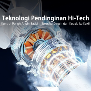 Kipas Angin Super - 3600mAh + 120 Level - Bisa untuk Meja & Tangan