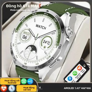 Đồng Hồ Thông Minh 2024 HD Original Watch 4 Pro Dành Cho Nam - Theo Dõi GPS Màn Hình AMOLED 466*466 NFC Gọi Bluetooth Chống Nước Theo Dõi Sức Khỏe