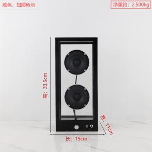 Modern Transparent Metal Bass Speaker Home Living Room Desktop Decoration Wireless Bluetooth Speaker Acrylic Geometric Ornament