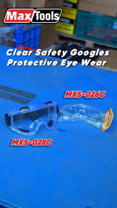 Maxtools Clear Safety Goggles Protective Eye Wear