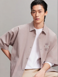 Jack Jones | Summer New Short Sleeve Polo Letter Embroidery Print Shirt