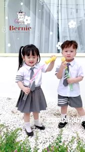 Sét đồng phục đôi BERNIE kèm caravat cho bé trai và bé gái