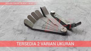 Grip-On Alat Ukur Celah Gap Klep Bengkok - Feeler Gauge Blades Bent - Fuller Gauge Blade Stel Klep 12 16 Blatts