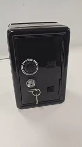 Metal Mini Safe Storage Box with Combination Lock and Keys Goods for Storing Money