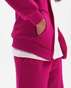 Nike Hoodie Anak-Anak Club Fleece French Terry Full-Zip - Black [FD3017-010]