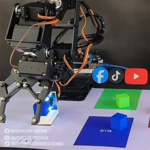 ELEXHUB 6DOF Metal Robotic Arm Complete Kit for STEM and Engineering Courses Robotics Arm