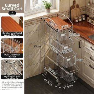 Narrow Space Storage Multi-layer Drawer Cabinet
