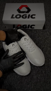 Logic - Sepatu Pria Running Olahraga Sepatu Joging Lari | Power Of Lifetime White