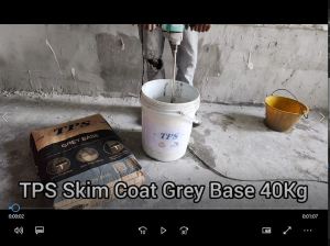 Skim Coat For IBS Wall Plastered Wall Cement Board & Hollow Block Wall TPS Wall - Grey Finish 22640kg (Premium)