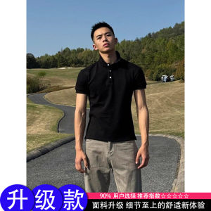 Áo Thun Polo Cotton GTLA Mùa Hè Cho Nam Áo Thun Cổ Polo Tay Ngắn Ôm Vừa Vặn Thường Ngày Bằng Vải Cotton Pha Trộn