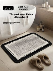 YK MORE | Non-slip Water-absorbent Bathroom Mat