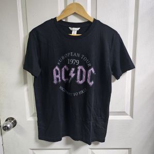 H M Printed Modal Round Neck Loose Fit T-Shirt | Thin | Runs Big