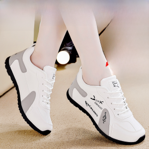Womens Sport Shoes Soft Bottom Shock Absorption Casual Fashion White Single Shoes Anti-Slip Running Shoes Fall Winter New Arrival