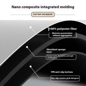 HANGDIAN  Thảm nhà tắm chống trượt nanocomposite với lớp Thấm khô nhanh