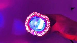 2.5 Inch Biled Mini Shooting Light With Shroud+Devil Laser Cut Off High Low 30W Full Aluminum【Local delivery】