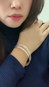 กําไลเงินแท้ ขนาด 2 มิล สามารแกะออกใส่ชาร์มได้