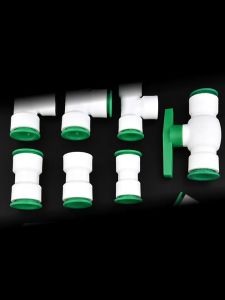 ppr water pipe quick connector 4 points 6 points not hot not hot fusion connection straight plug 20 25 PE hot and cold water fittings