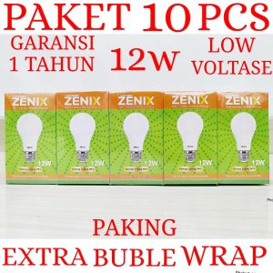 ZENIX BOHLAM LED CAHAYA PUTIH / LAMPU LED GARANSI 1 TAHUN ORION ZENIX PAKET 10PCS 12W