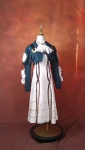 Anime Violet Evergarden Cosplay Costume Full Set Wig Women Long Skirt Dress Comic Con Halloween Carnival Party Suit