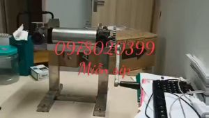 Máy cán mực quay tay mực nướng thích hợp quán nhậu và gia đình