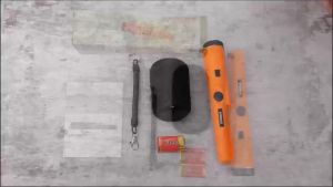 Máy Dò Kim Loại Cầm Tay Chống Nước Pinpointer GP-pointer Có Vòng Đeo Tay Đèn LED Phát Hiện Kho Báu Thanh Định Vị Công Cụ An Ninh
