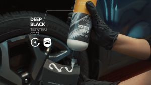 GLOSSBRO Deep Black น้ำยาเคลือบยางและพลาสติกไวนิล 500ml - น้ำยาสวยงาม พลาสติกไวนิล 500ml