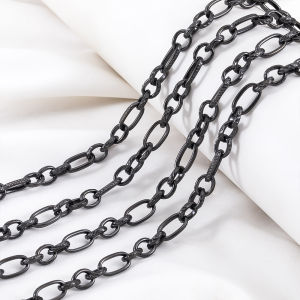 1Meter Stainless Steel Punk Oval Chains Heavy Chunky Chain For DIY Necklace Bracelet Clothing Jewelry Making Accessories