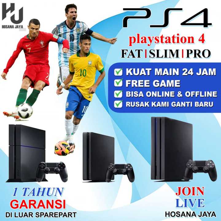 ps4 fat/slim/pro Bisa Online Offline Game Permanen Playstation - Main Image