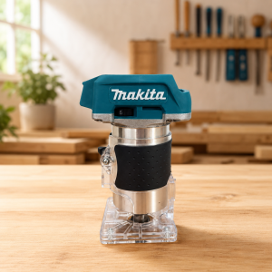 Makita | Makita DRT50 Bare Tool 18V LXT Brushless Trimmer Cordless Milling Machine for DIY Wood Slotting and Precision Edge Trimming