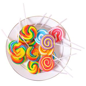 Rainbow EYEBERRY Kids Snack TikTok Candy Colorful Lollipop 20G Net Red High Color Value Small Candy Gift Box